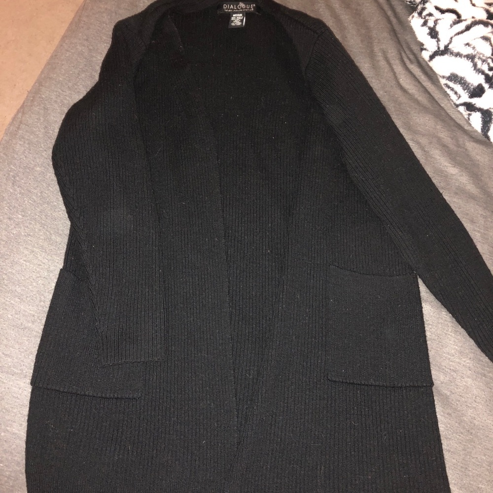 Dialogue black sweater. Gently worn.